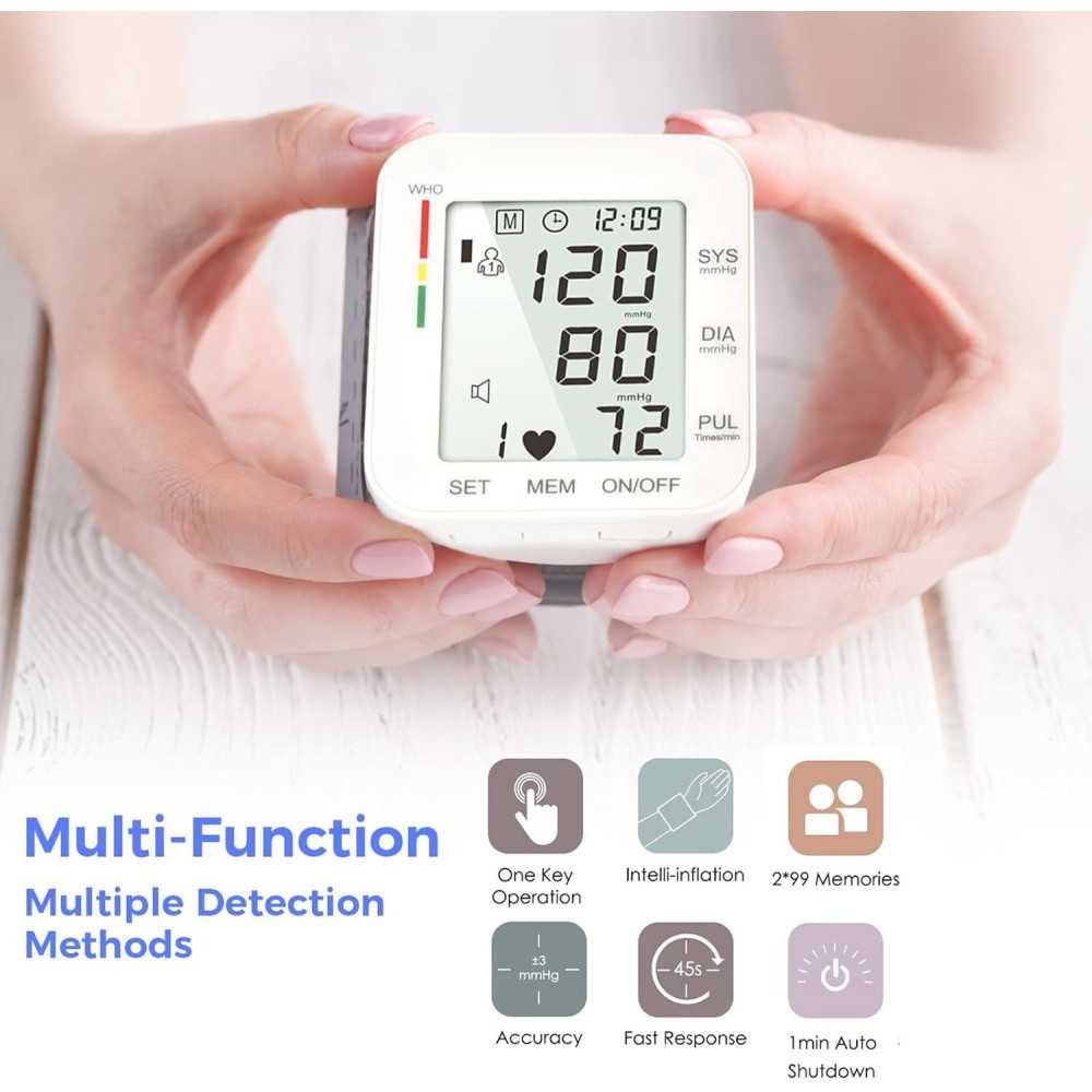 Portable Wrist Blood Pressure Monitor