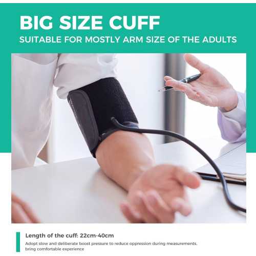 Upper Arm Blood Pressure Monitor with Memory Storage and Large LED Display | TekChoice Electronics