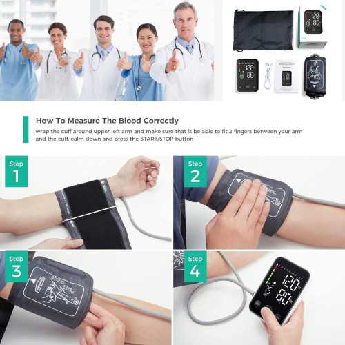 Upper Arm Blood Pressure Monitor with Memory Storage and Large LED Display | TekChoice Electronics