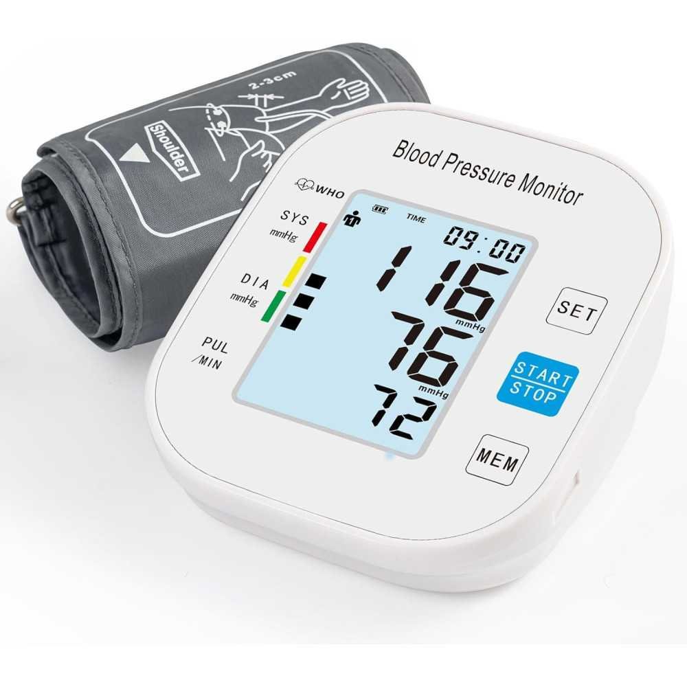 XL Blood Pressure Monitor with XL Cuff for Big Arms and Multi-User Memory Function | TekChoice Electronics