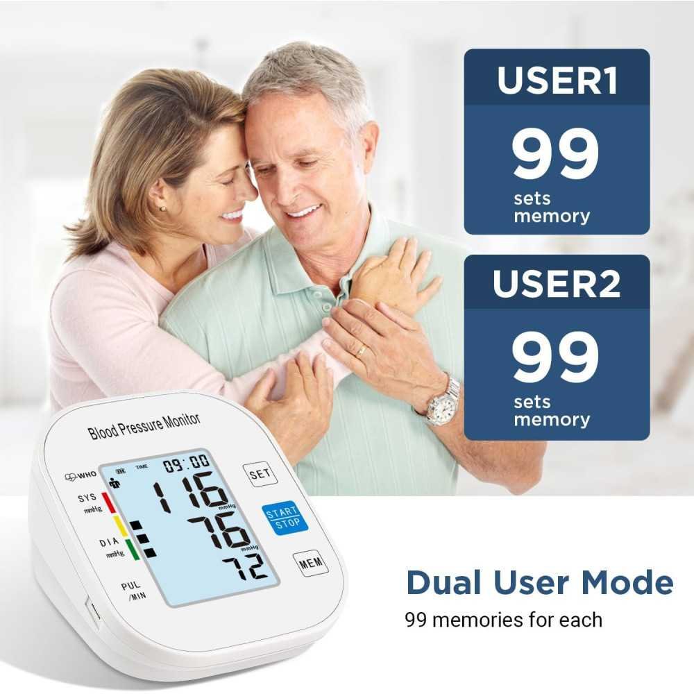 Adjustable Large Cuff Blood Pressure Machine for Seniors | TekChoice Electronics