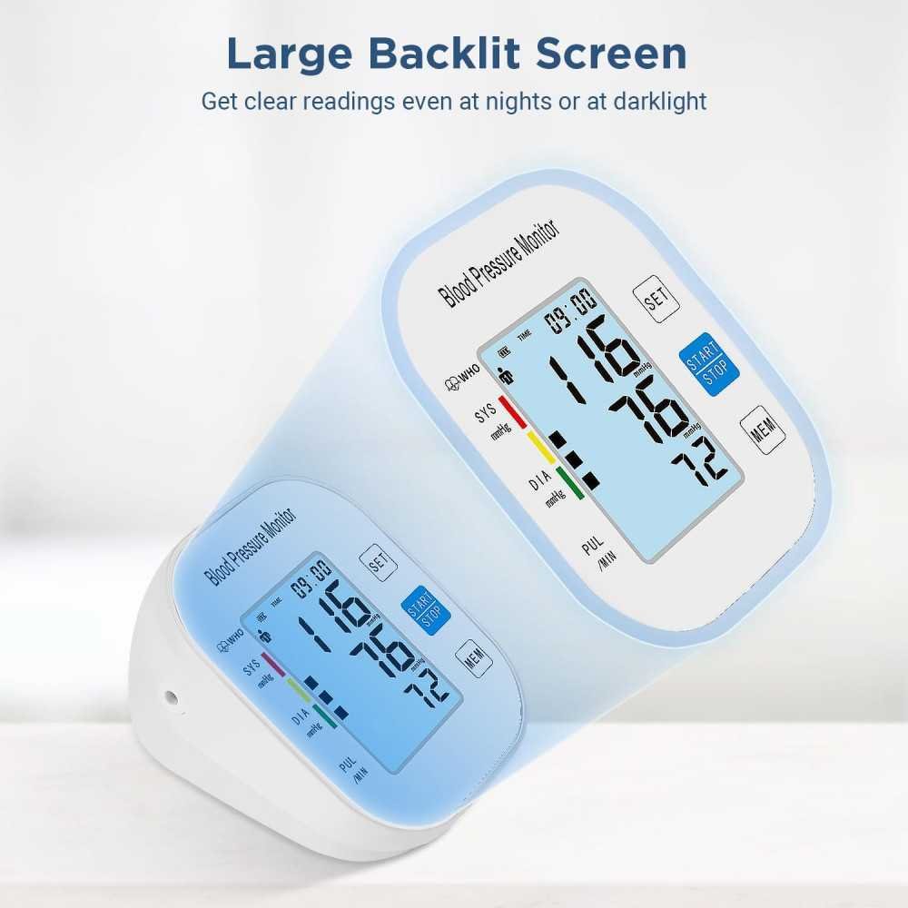 Adjustable Large Cuff Blood Pressure Machine for Seniors | TekChoice Electronics