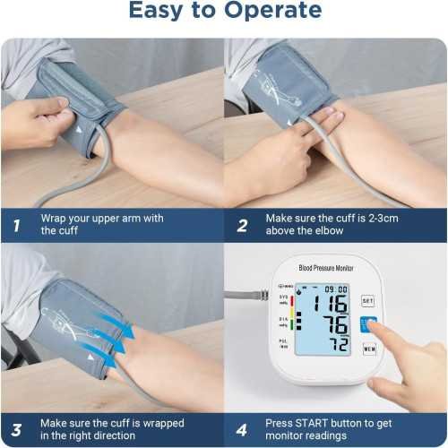 Adjustable Large Cuff Blood Pressure Machine for Seniors | TekChoice Electronics