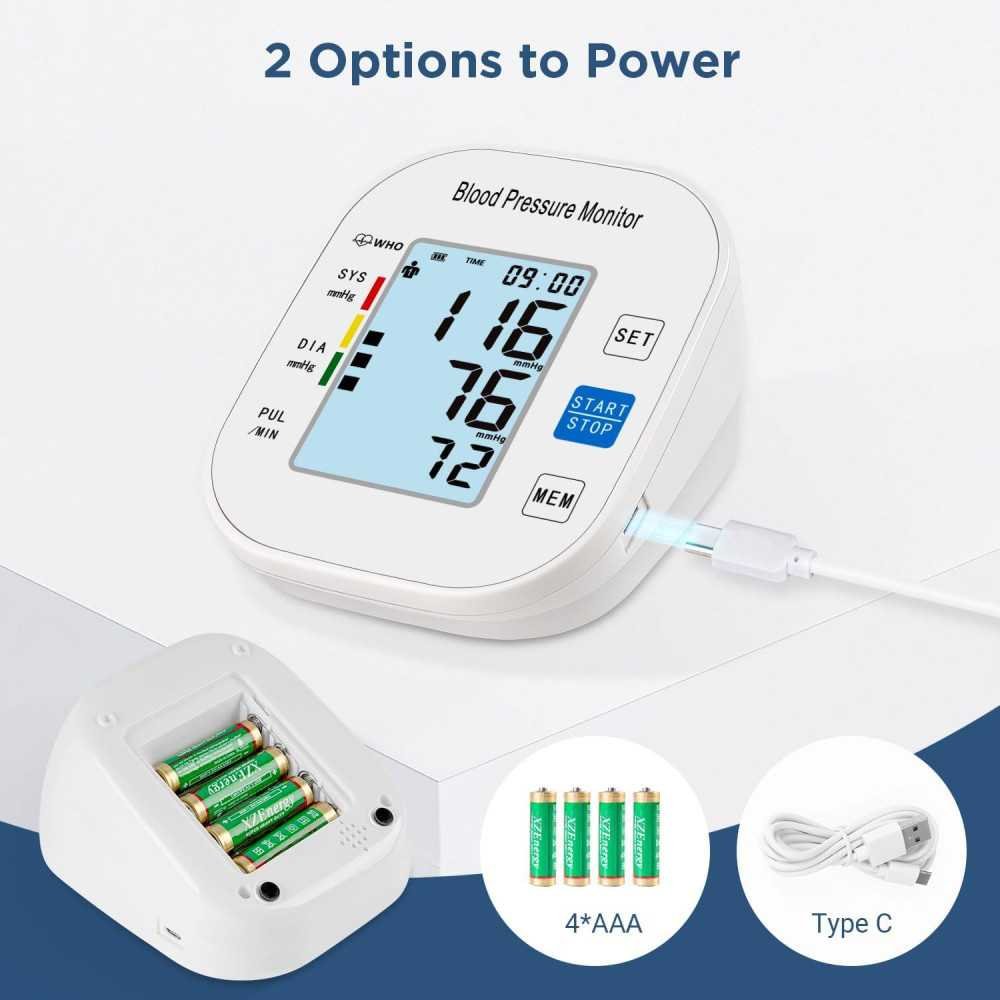 Adjustable Large Cuff Blood Pressure Machine for Seniors | TekChoice Electronics