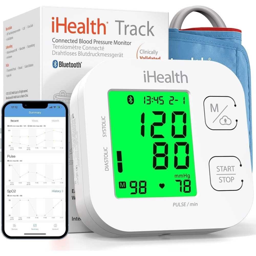 Track Smart Upper Arm Blood Pressure Monitor