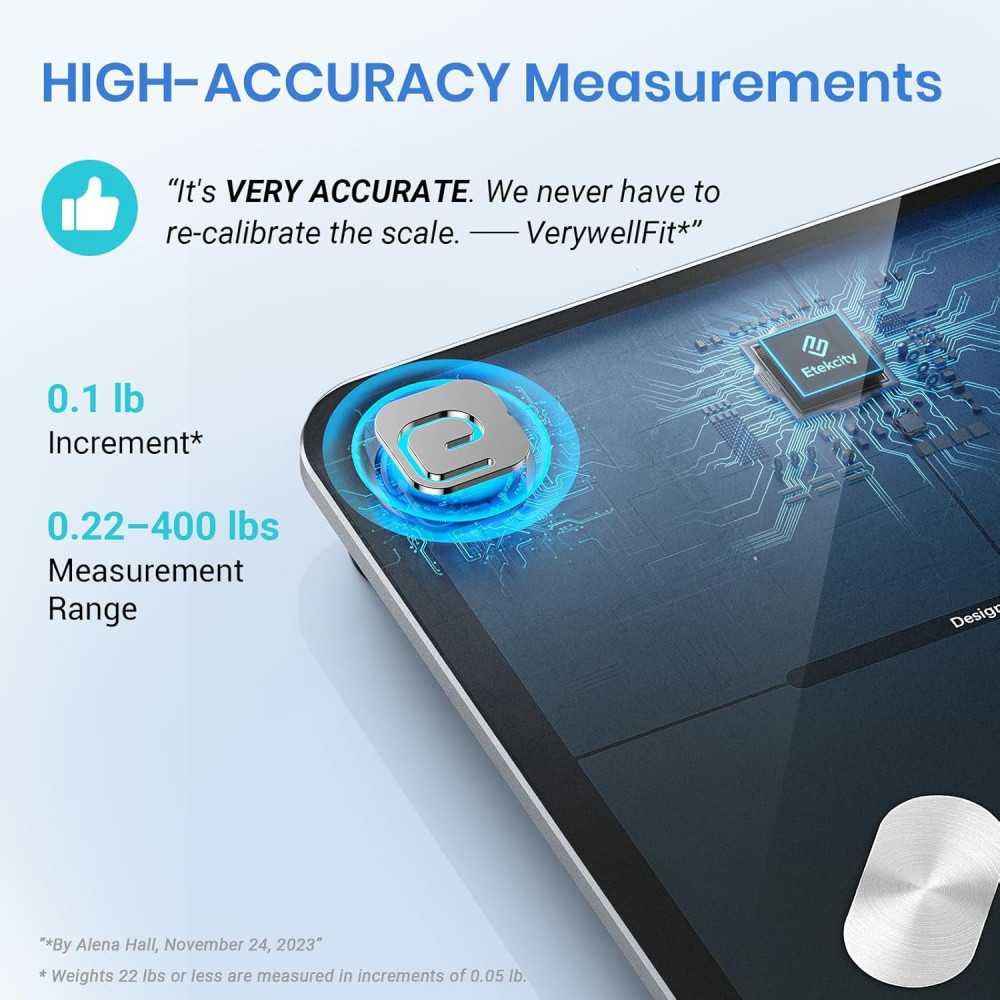 Bluetooth Smart Scale with BMI and Body Analysis Features | TekChoice Electronics