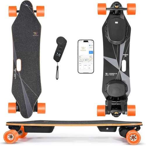 3E Electric Longboard - App Controlled, High-Speed Commuter Skateboard with Impressive Range and Maximum Load Capacity