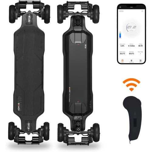 Atlas Carbon Electric Skateboard - Pushing Boundaries with All-Terrain Performance and All-Weather | TekChoice Electronics