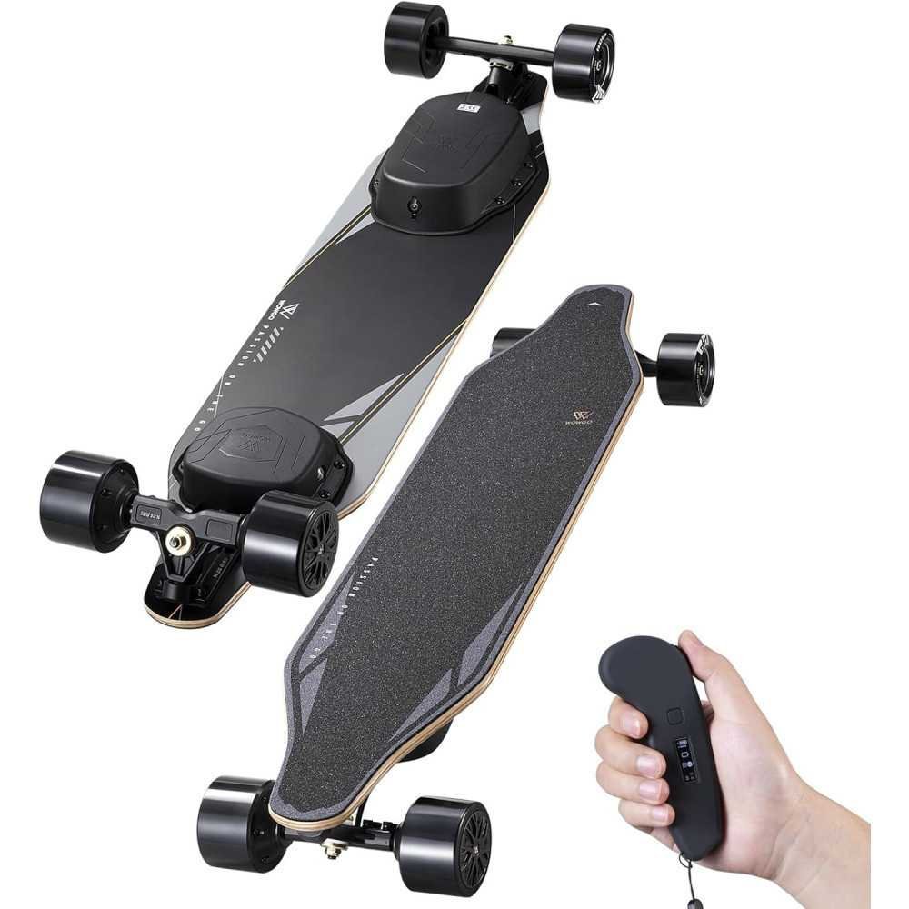 12S2P Battery-Powered E Longboard for Beginners - Dual Motors, 330 LBS Max Load, and 14.3 Miles Range