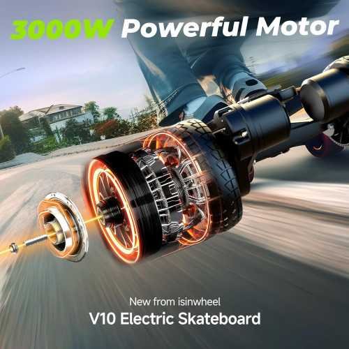 V8/V6/V10 Electric Skateboards with Turbo-speed Motors for Speed | TekChoice Electronics