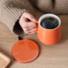 Self-Heating Ceramic Mug Warmer Set for Optimal Warmth and Wireless Charging