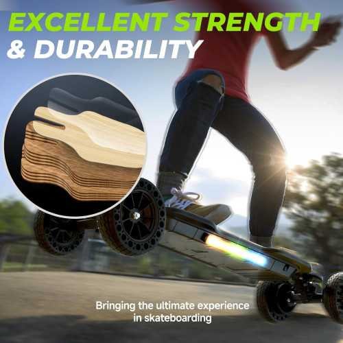 V8/V6/V10 Electric Skateboards with Turbo-speed Motors for Speed | TekChoice Electronics