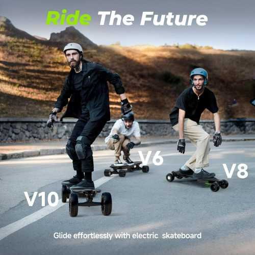 V8/V6/V10 Electric Skateboards with Turbo-speed Motors for Speed | TekChoice Electronics