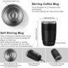 Rechargeable Self-Stirring Coffee Mug Warmer for Busy Days