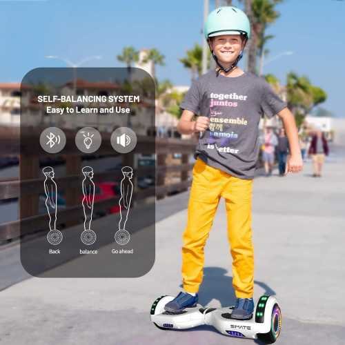 Colorful Bluetooth LED Light Hoverboard