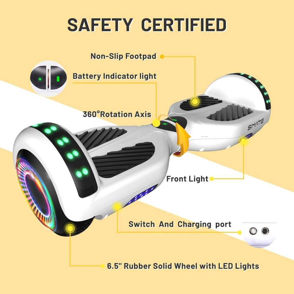 Colorful Bluetooth LED Light Hoverboard