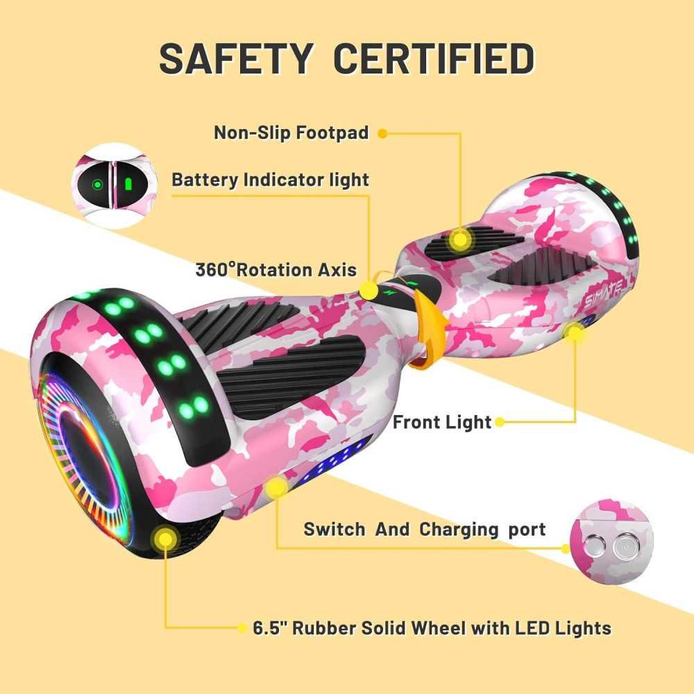 Colorful Bluetooth LED Light Hoverboard | TekChoice Electronics