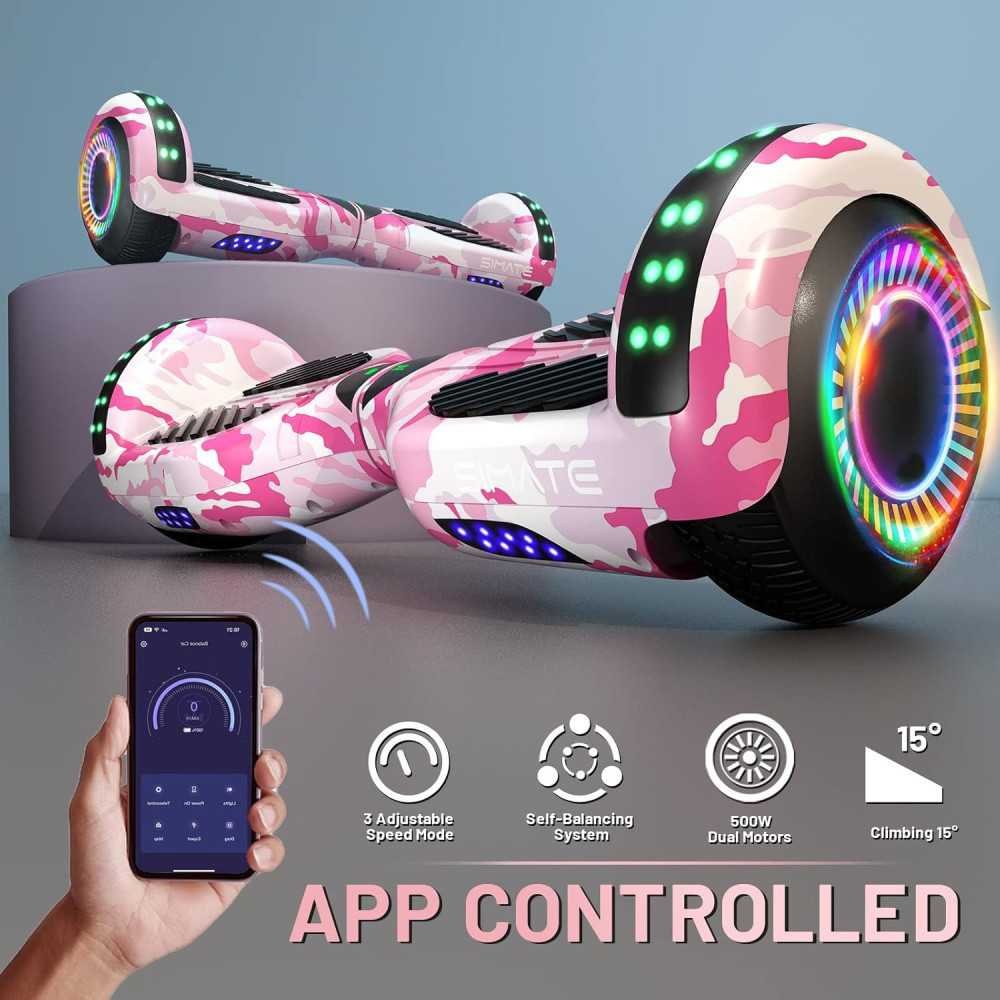 Colorful Bluetooth LED Light Hoverboard | TekChoice Electronics