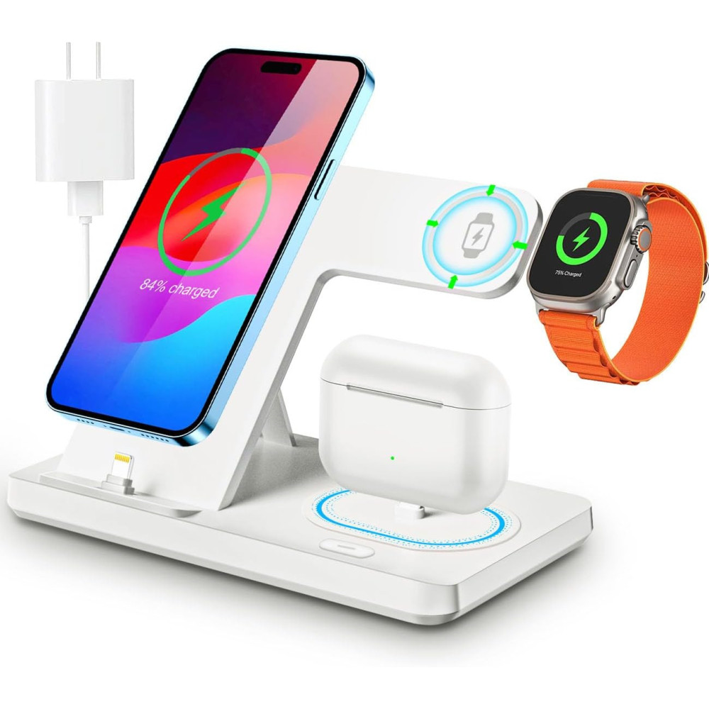 3-in-1 Dock for AirPods, iPhone, and Apple Watch