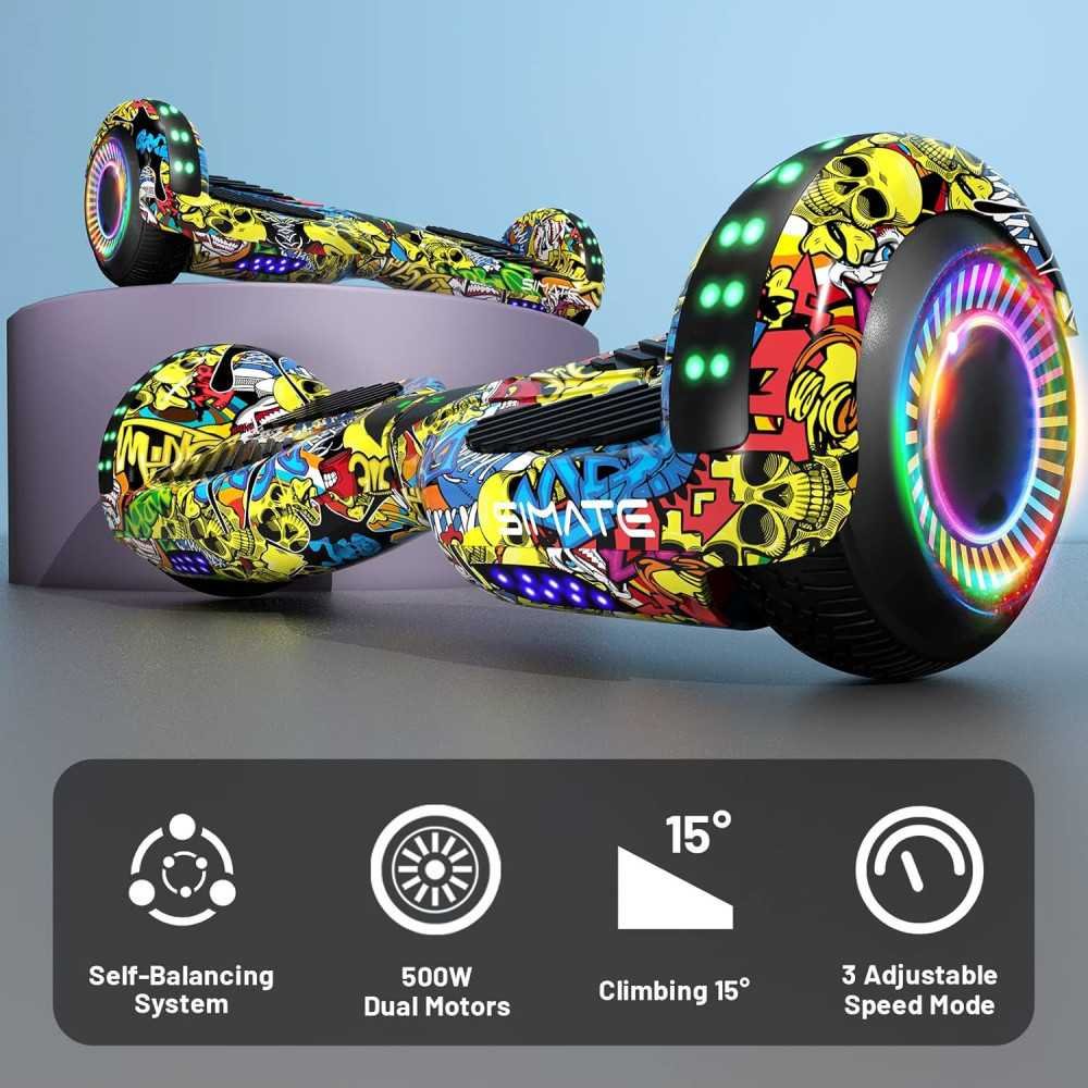 Colorful Bluetooth LED Light Hoverboard | TekChoice Electronics