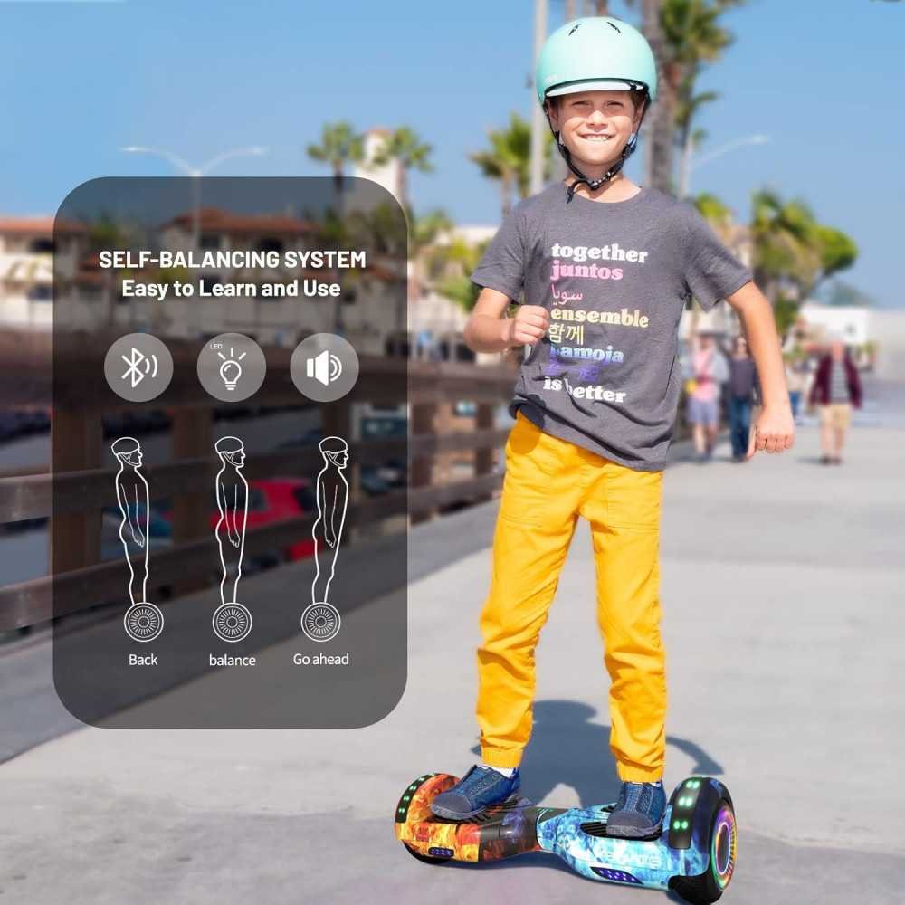 Colorful Bluetooth LED Light Hoverboard | TekChoice Electronics