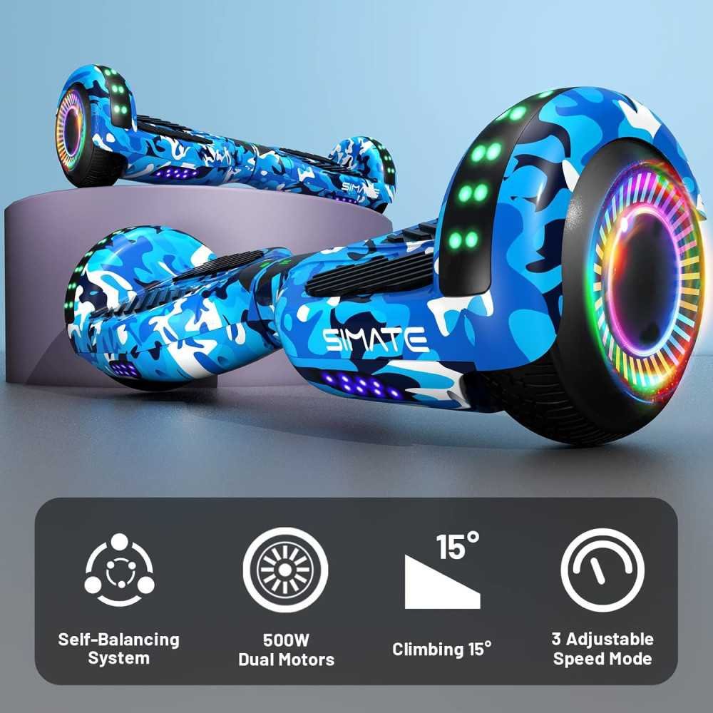 Colorful Bluetooth LED Light Hoverboard | TekChoice Electronics