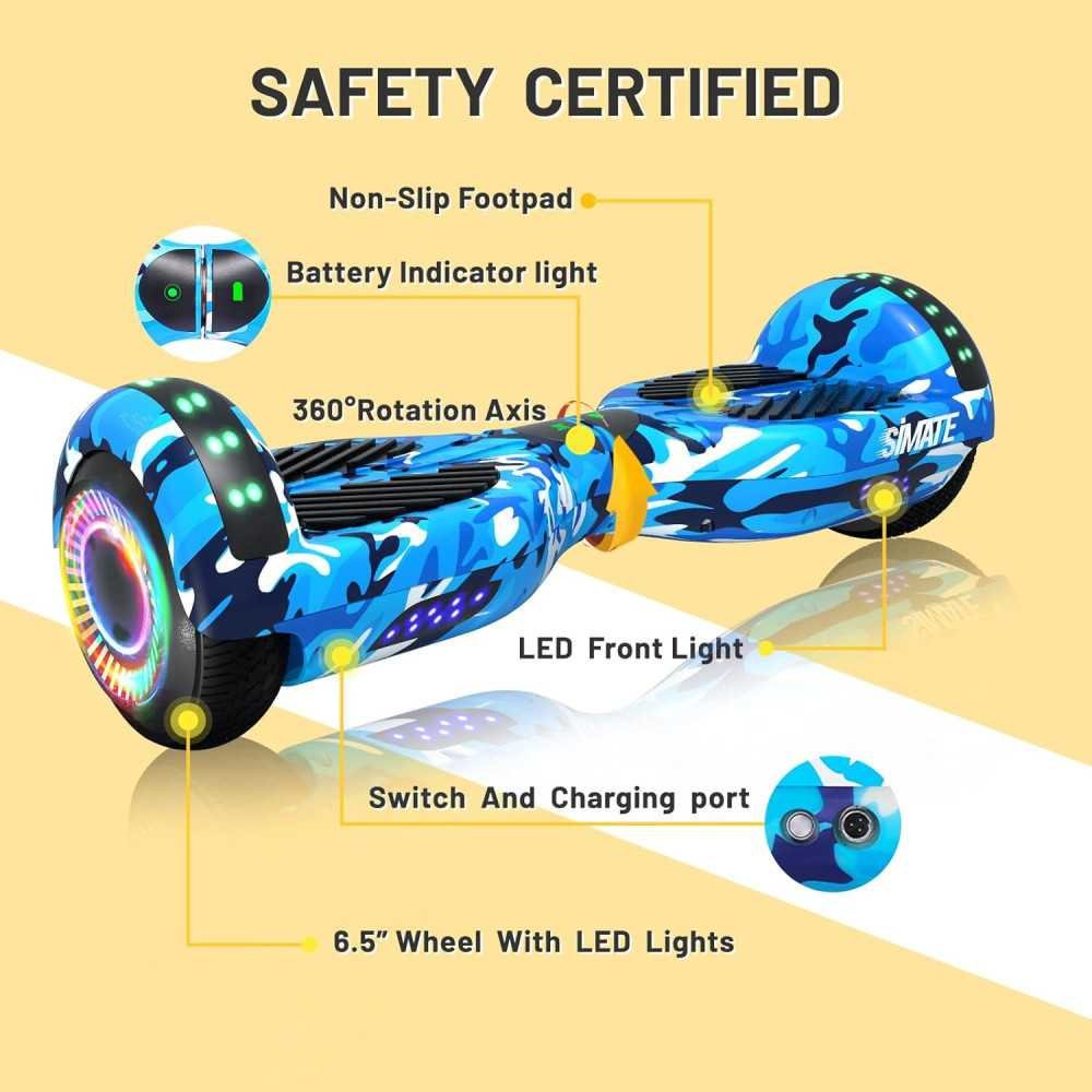 Colorful Bluetooth LED Light Hoverboard | TekChoice Electronics