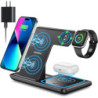 Fast Wireless Charging Stand for iPhone, Apple Watch, and Airpods