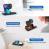 Fast Wireless Charging Stand for iPhone, Apple Watch, and Airpods