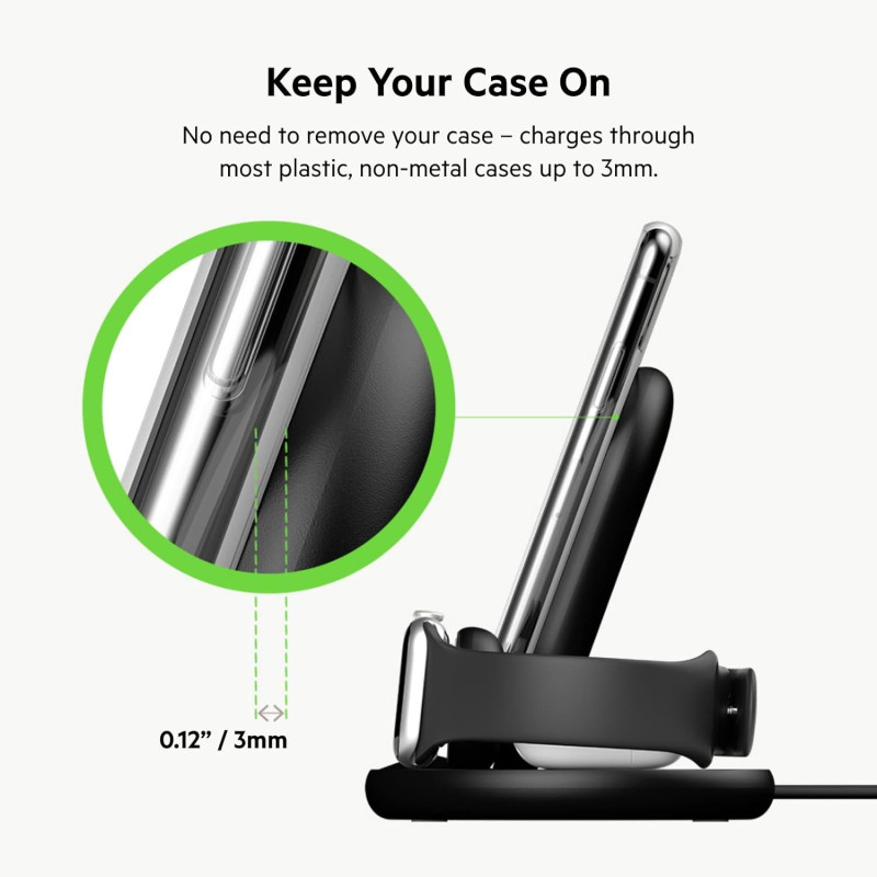 Belkin 3-in-1 Fast Wireless Charger Station - A Complete Charging Solution for Your Apple Devices