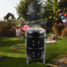 17-Inch Heavy Duty Vertical Charcoal Smoker and BBQ Grill