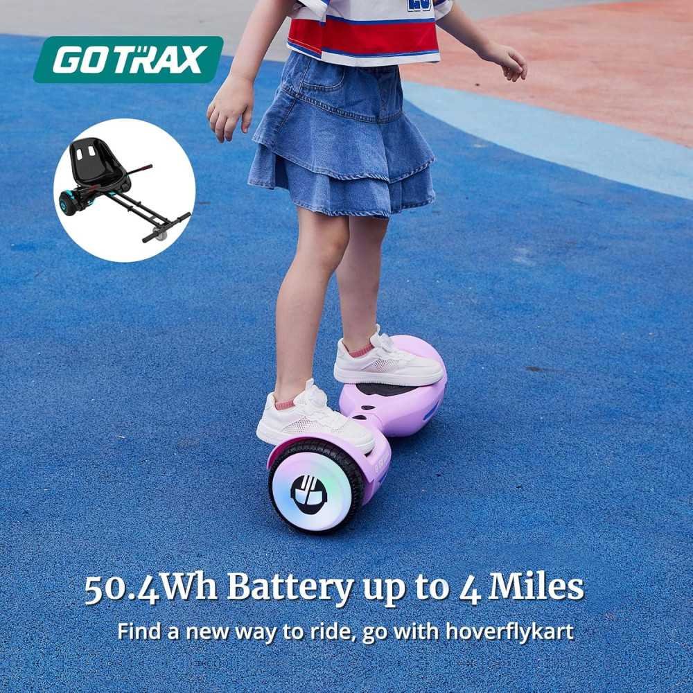 Gotrax Hoverboard for Kids with LED Wheels and Powerful Dual Motors