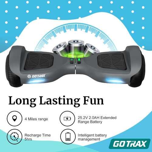 6.5 inch UL2272 Certified Self Balancing Scooters for Kids with LED Wheels and Dual Brushless Motor Power