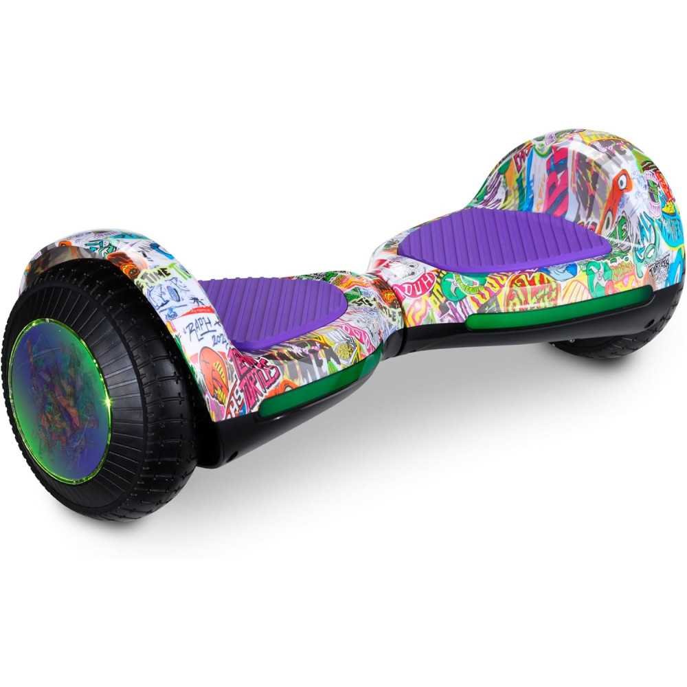 UL2272 Certified MARS Hoverboard for Kids - Featuring LED Wheels, Music Speaker, and Dual Motor Power