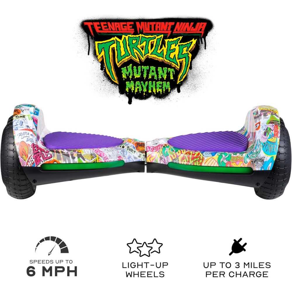 Teenage Mutant Ninja Turtles Electric Hoverboard with Light-Up Wheels