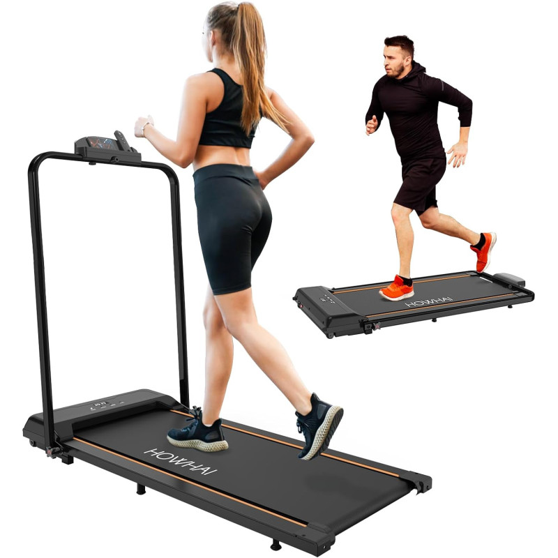 2-in-1 Walking and Jogging Experience w/ Portable Under Desk Treadmill