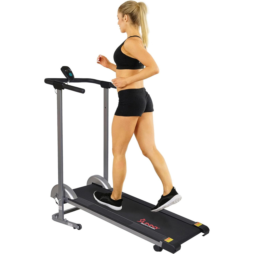 Sunny Health & Fitness Foldable Manual Treadmill