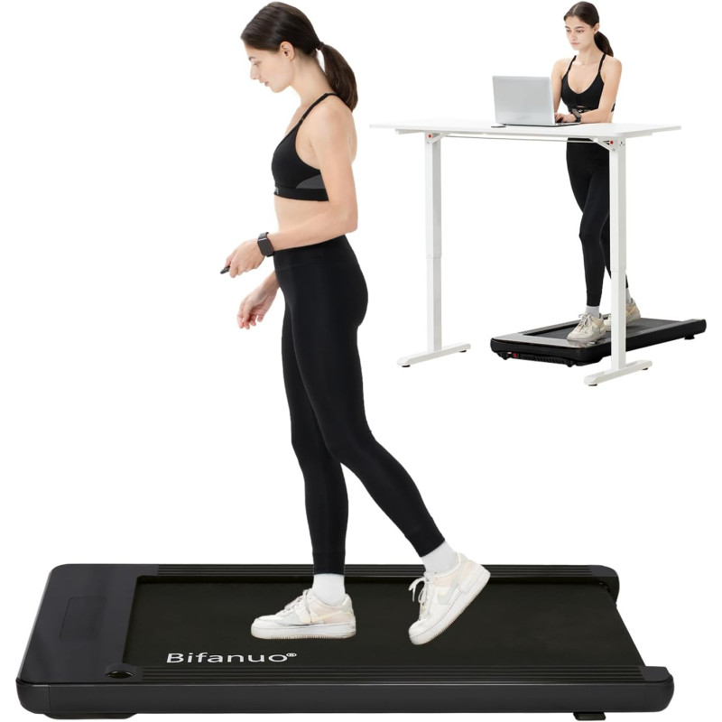 Bifanuo Under Desk Treadmill for Home Office Fitness