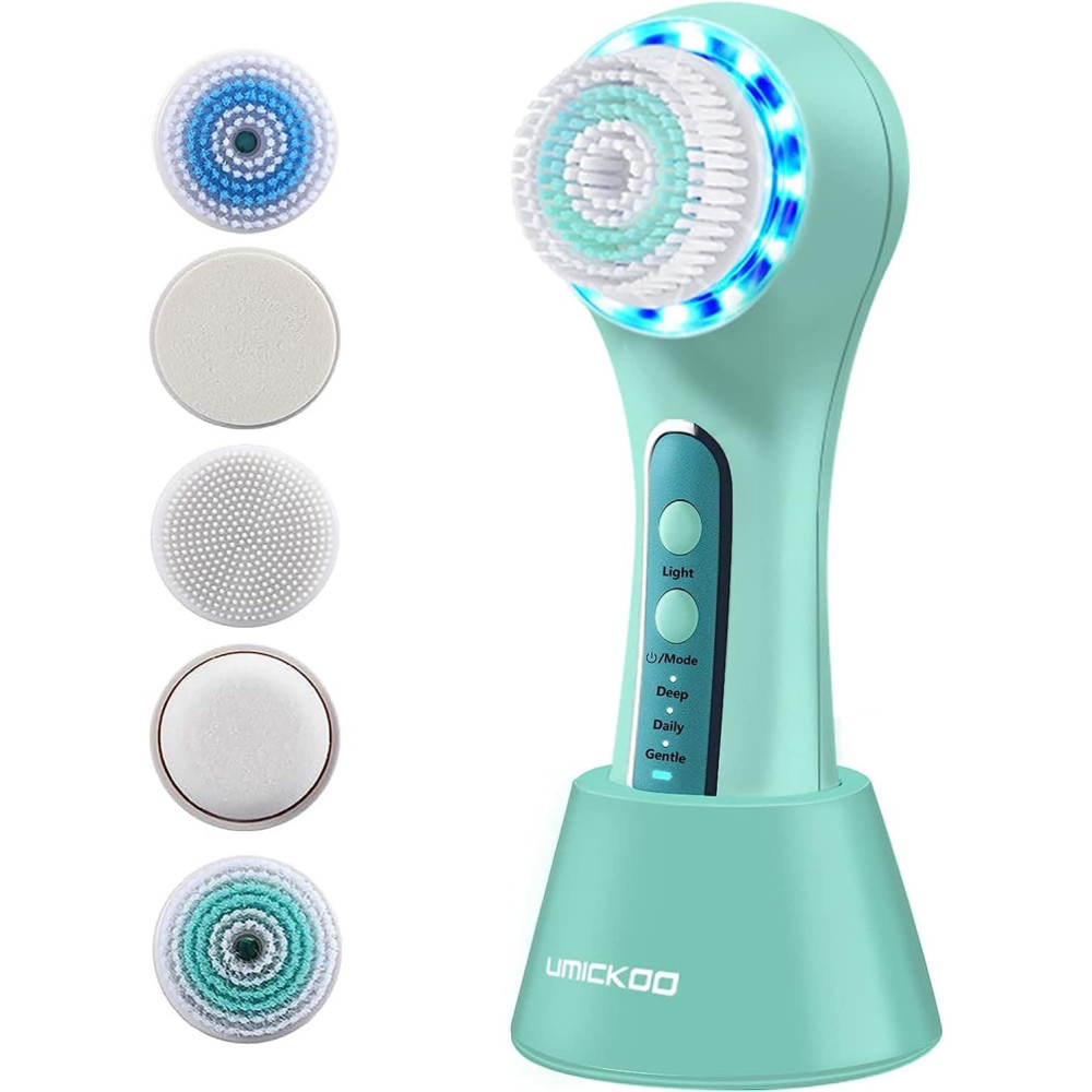 Rechargeable Facial Cleansing Brush for an Invigorating Spa Experience
