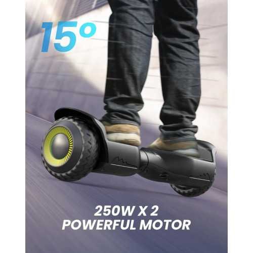 G13 All-Terrain Hoverboard for Kids and Adults with LED Lights, Bluetooth, and Powerful 500W Motor | TekChoice Electronics