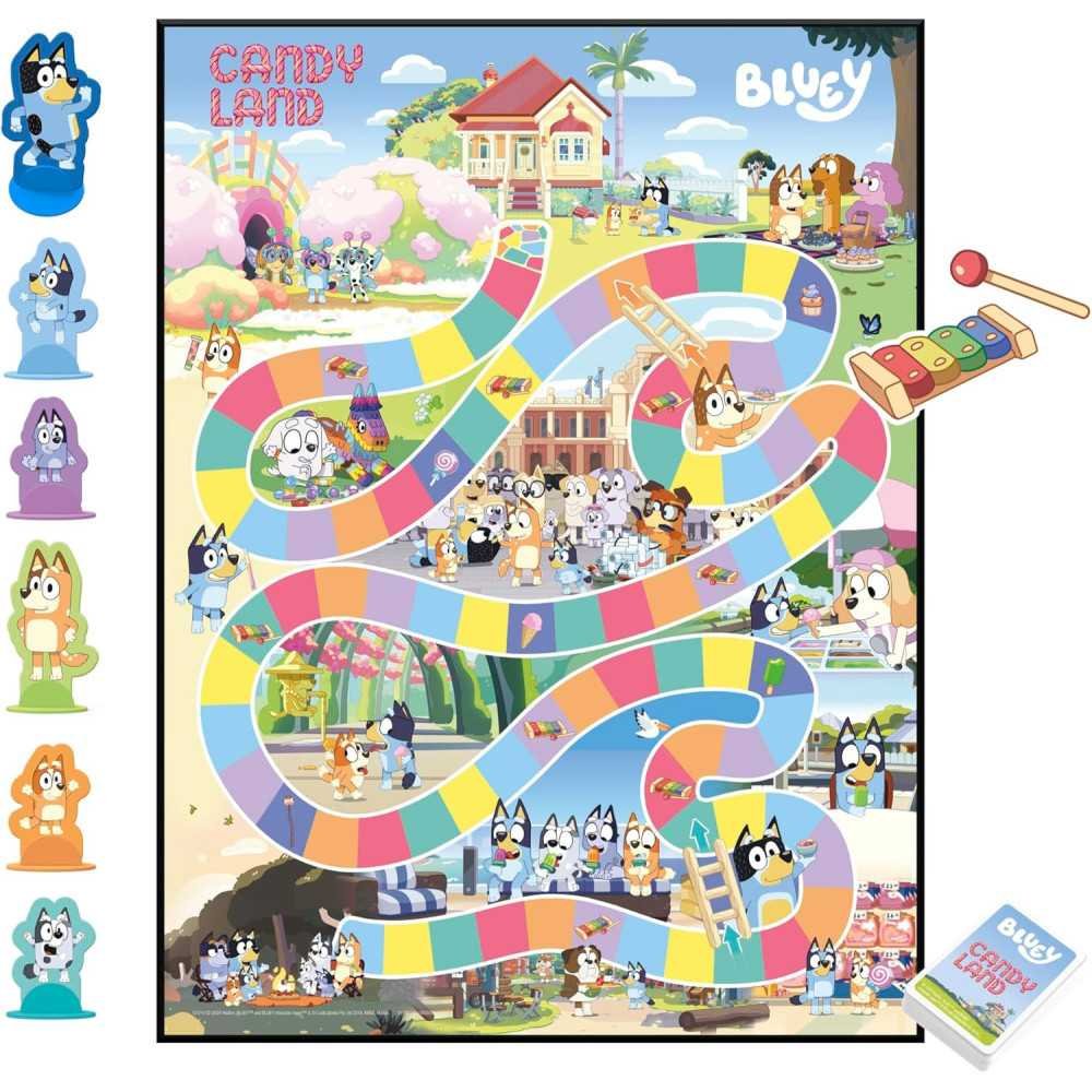 Hasbro Gaming Candy Land Bluey Edition Board Game | TekChoice Electronics