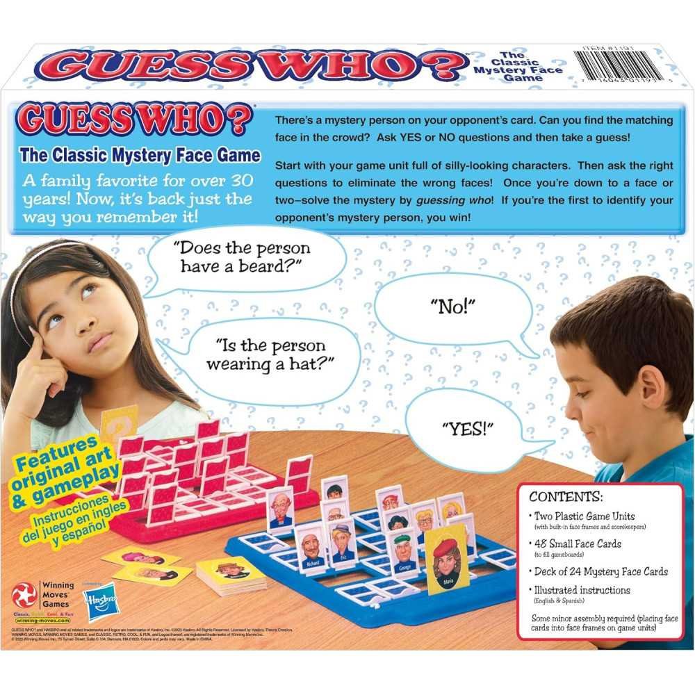 Guess Who? Classic Board Game for Budding Detectives | TekChoice Electronics