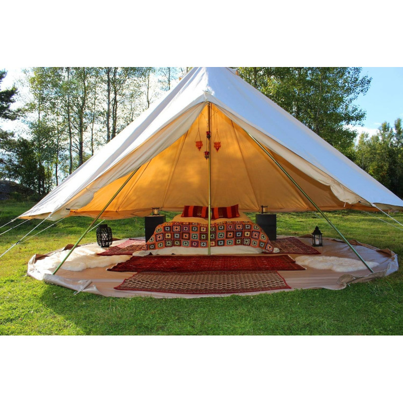 Luxe Glamping Bell Tents for Family Adventures and Festivals