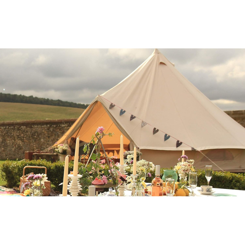 Luxe Glamping Bell Tents for Family Adventures and Festivals