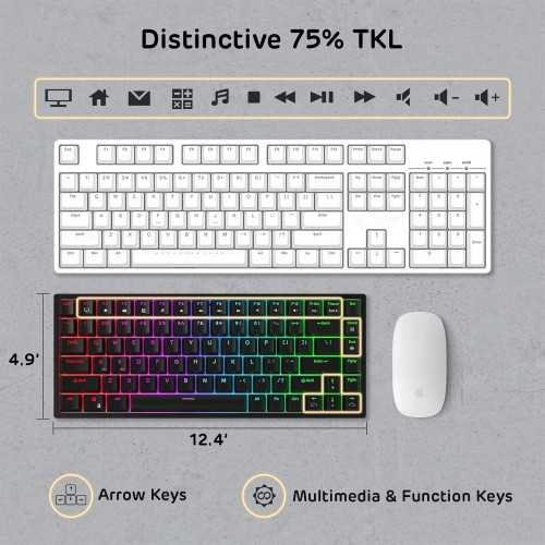 RK84 Hot-Swappable Mechanical Gaming Keyboard | TekChoice Electronics