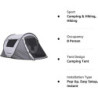 EchoSmile 2 - 10 Person Instant Tent for Effortless Outdoor Adventures