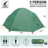Lightweight Geodesic 2 Person Tent for Dynamic Duos