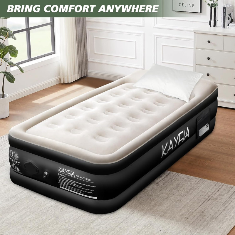 Wireless Pump Air Mattress for Home and Camping Adventures