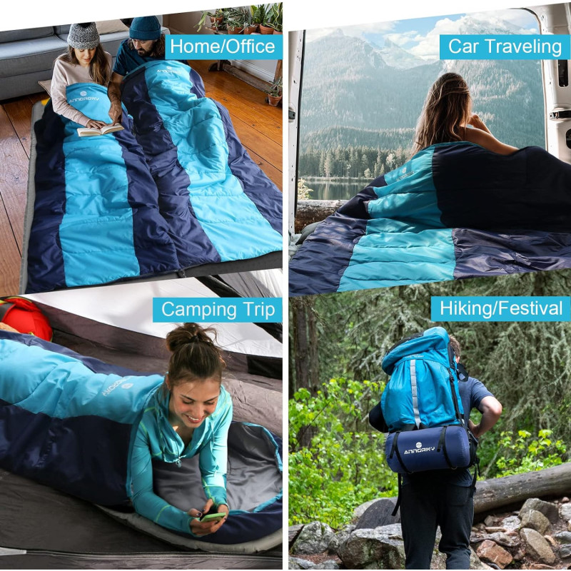 Anngrowy Camping Sleeping Bags for Every Season and Terrain