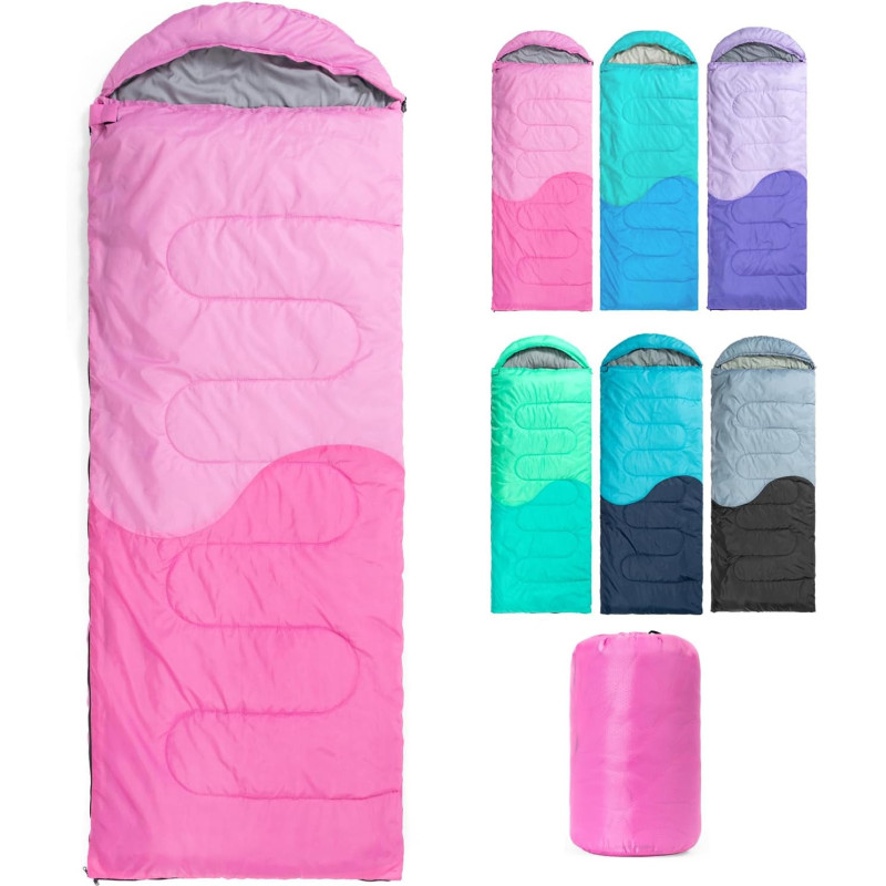 3-Season Sleeping Bag for All Ages - Stay Warm, Lightweight, and Portable Year-Round